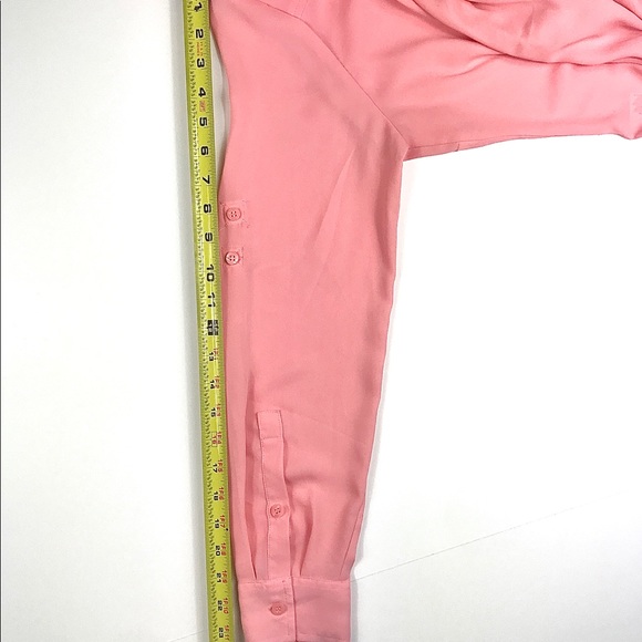 NEW YORK & COMPANY Blouse, Pink, Size M - Picture 7 of 8